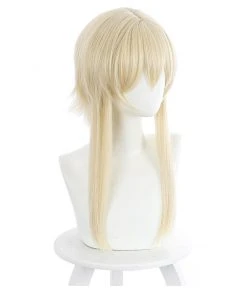 NewCosplay New Arrivals Game Genshin Impact Lumine Heat Resistant Synthetic Hair Carnival Halloween Party Props Cosplay Wig