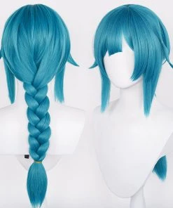 NewCosplay League Of Legends LoL Jinx Heat Resistant Synthetic Hair Carnival Halloween Party Props Cosplay Wig