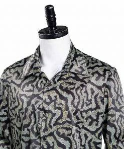 NewCosplay Tiger King Joe Exotic Print Shirt Cosplay Costume