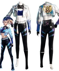 NewCosplay League Of Legends LOL KDA Akali The Rogue Assassin Outfit Halloween Carnival Suit Cosplay Costume New Arrivals