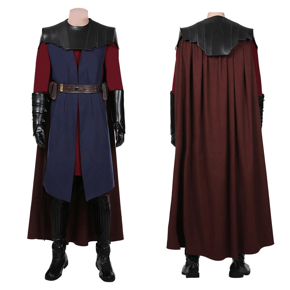 NewCosplay New Arrivals Star Wars: The Clone Wars Anakin Skywalker Coat Cloak Uniform Outfits Halloween Carnival Suit Cosplay Costume 14 NewCosplay New Arrivals Star Wars: The Clone Wars Anakin Skywalker Coat Cloak Uniform Outfits Halloween Carnival Suit Cosplay Costume