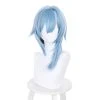 NewCosplay Game Genshin Impact Eula Heat Resistant Synthetic Hair Carnival Halloween Party Props Cosplay Wig New Arrivals