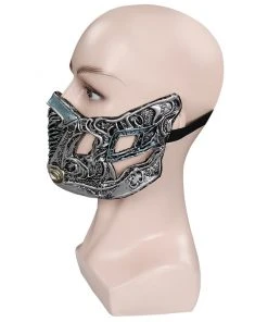 NewCosplay Mortal Kombat Sub-Zero Mask Masquerade Halloween Party Costume Props Cosplay Latex Masks Helmet