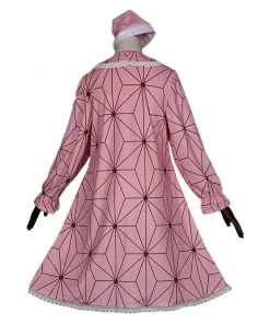 NewCosplay New Arrivals Demon Slayer Kamado Nezuko Pajamas Dress Hat Outfit Cosplay Costume