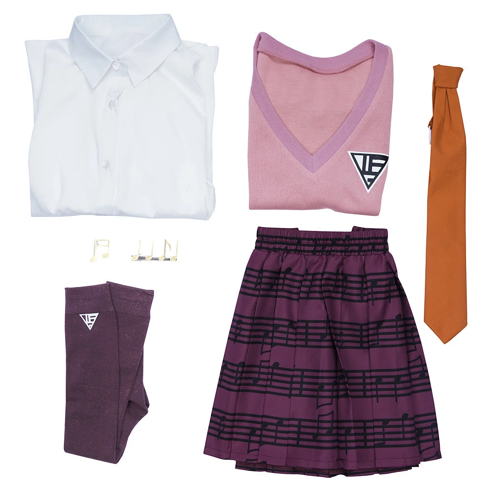 NewCosplay Danganronpa V3: Killing Harmony-Akamatsu Kaede Uniform Skirt Outfits Halloween Carnival Suit Cosplay Costume 13 NewCosplay Danganronpa V3: Killing Harmony-Akamatsu Kaede Uniform Skirt Outfits Halloween Carnival Suit Cosplay Costume