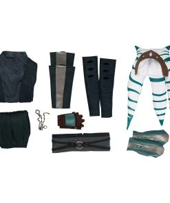 NewCosplay The Mandalorian S2 Ahsoka Tano Top Pants Outfits Cosplay Costume New Arrivals