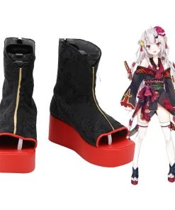 NewCosplay Hololive Nakiri Ayame Boots Halloween Costumes Accessory Custom Made Cosplay Shoes