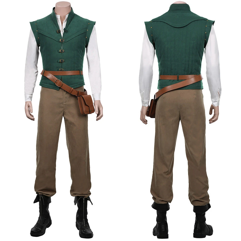 NewCosplay Tangled-Flynn Rider Vest Shirt Outfits Halloween Carnival Suit Cosplay Costume New Arrivals 14 NewCosplay Tangled-Flynn Rider Vest Shirt Outfits Halloween Carnival Suit Cosplay Costume New Arrivals
