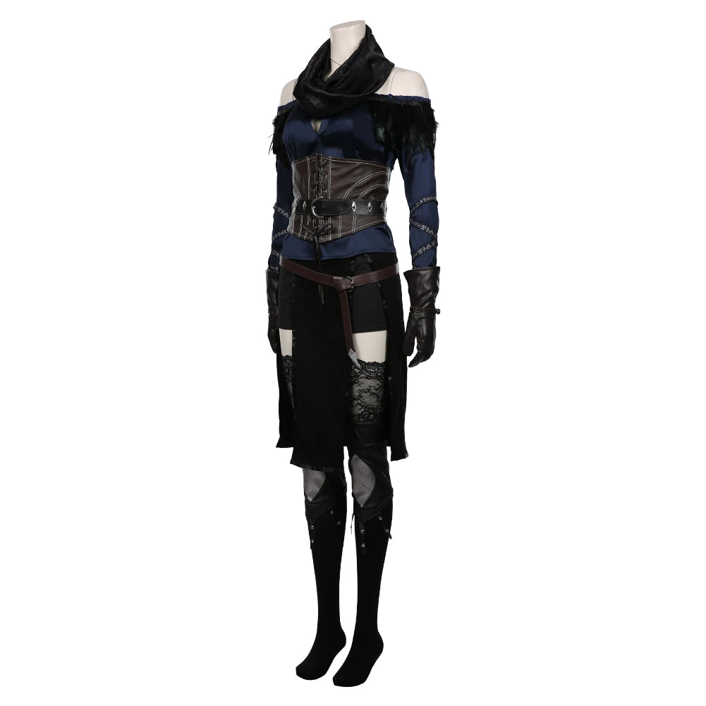 NewCosplay The Witcher 3: Wild Hunt Yennefer Top Skirt Outfits Halloween Carnival Suit Cosplay Costume 5 NewCosplay The Witcher 3: Wild Hunt Yennefer Top Skirt Outfits Halloween Carnival Suit Cosplay Costume