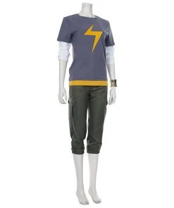 NewCosplay Avengers-Ms. Marvel Kamala Khan Outfits Halloween Carnival Suit Cosplay Costume