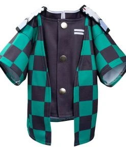 NewCosplay New Arrivals Demon Slayer Kamado Tanjirou Pet Halloween Carnival Suit Cosplay Costume