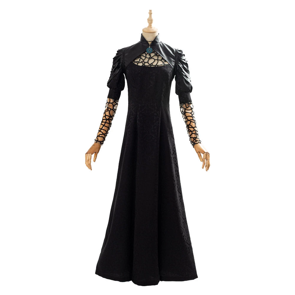 NewCosplay New Arrivals The Witcher Yennefer Party Black Long Dress Cosplay Costume 4 NewCosplay New Arrivals The Witcher Yennefer Party Black Long Dress Cosplay Costume