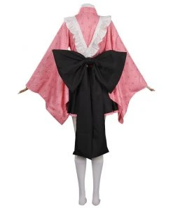 NewCosplay New Arrivals Demon Slayer Kamado Nezuko Maid Dress Outfits Halloween Carnival Suit Cosplay Costume