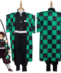 NewCosplay New Arrivals Demon Slayer: Kimetsu No Yaiba Kamado Tanjirou Kids Children Kimono Cosplay Costume