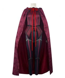 NewCosplay Wanda Vision Scarlet Witch Halloween Carnival Suit Cosplay Costume