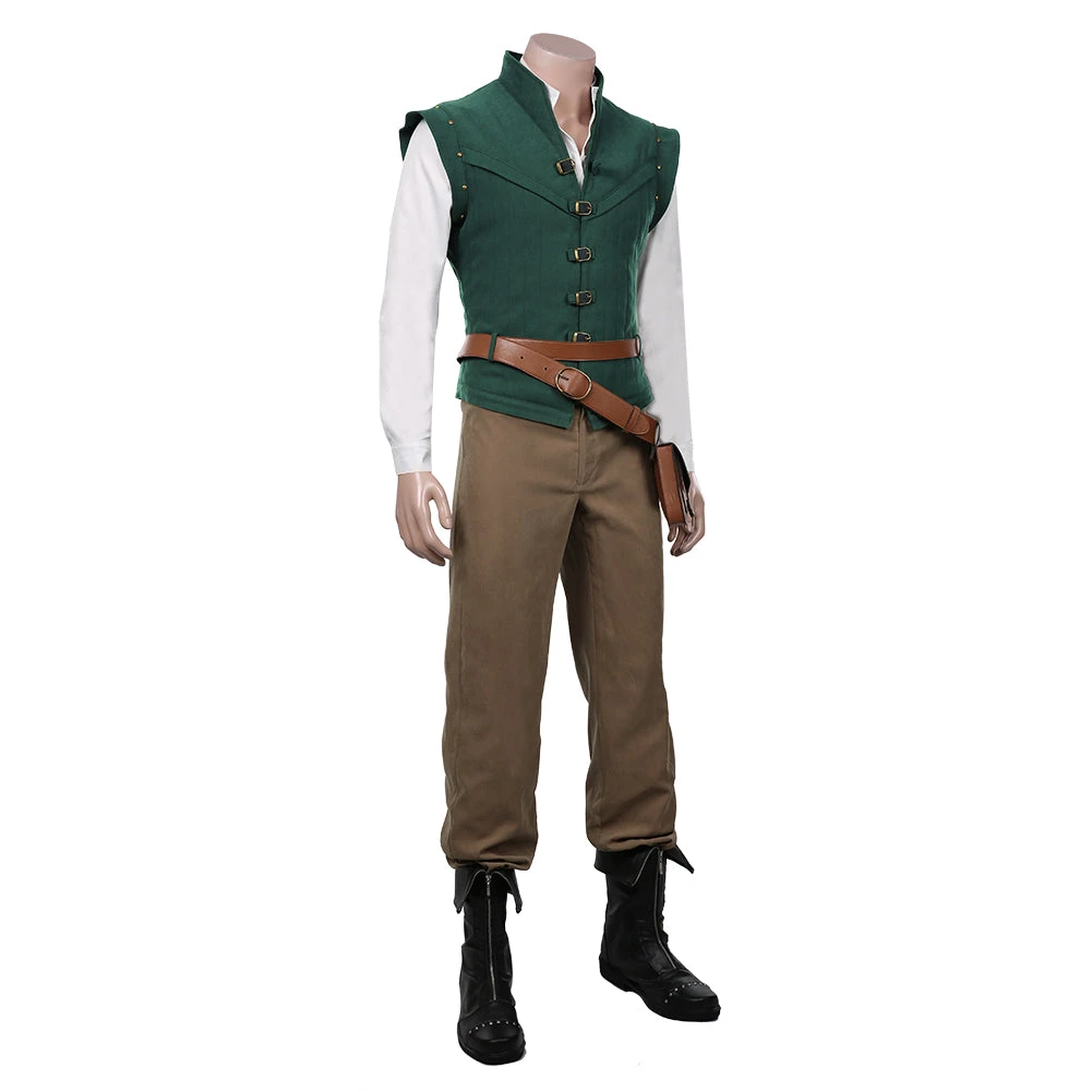 NewCosplay Tangled-Flynn Rider Vest Shirt Outfits Halloween Carnival Suit Cosplay Costume New Arrivals 7 NewCosplay Tangled-Flynn Rider Vest Shirt Outfits Halloween Carnival Suit Cosplay Costume New Arrivals