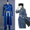 NewCosplay FullMetal Alchemist Cosplay Roy Mustang Uniform Cosplay Costume New Arrivals