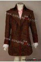 NewCosplay Alice In Wonderland Johnny Depp Mad Hatter Jacket Costume