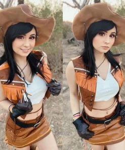 NewCosplay Final Fantasy VII Remake Tifa Lockhart The Cowboy Suit Halloween Carnival Costume Cosplay Costume New Arrivals 29 NewCosplay Final Fantasy VII Remake Tifa Lockhart The Cowboy Suit Halloween Carnival Costume Cosplay Costume New Arrivals