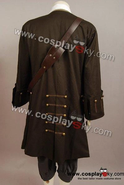 NewCosplay Pirates Of The Caribbean Jack Sparrow Costume Set Cosplay Costume 5 NewCosplay Pirates Of The Caribbean Jack Sparrow Costume Set Cosplay Costume
