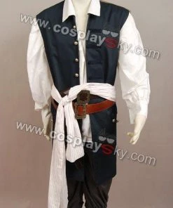 NewCosplay Pirates Of The Caribbean Jack Sparrow Costume Set Cosplay Costume 16 NewCosplay Pirates Of The Caribbean Jack Sparrow Costume Set Cosplay Costume