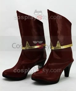 NewCosplay RWBY Pyrrha Nikos Cosplay Boots Shoes
