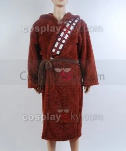 NewCosplay New Arrivals Star Wars Chewbacca Hooded Bath Robe Costume Bathrobe