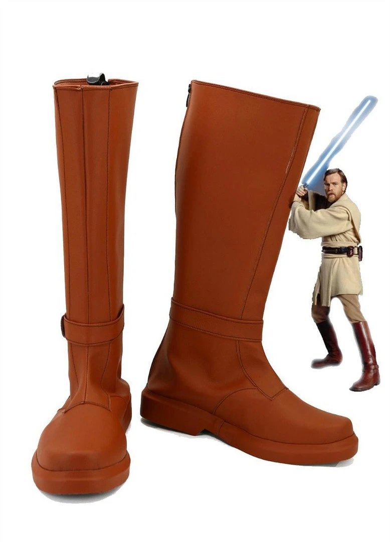 NewCosplay Star Wars Obi Wan Kenobi Jedi Boots Cosplay Shoes New Arrivals