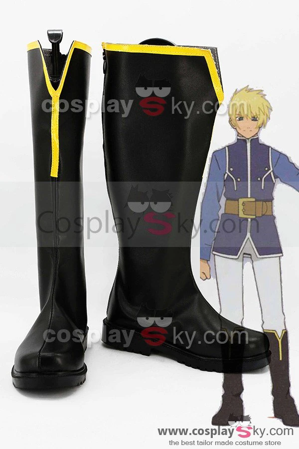 NewCosplay Tales Of Vesperia: The First Strike Animated Film Flynn Scifo Boots Cosplay Shoes 4 NewCosplay Tales Of Vesperia: The First Strike Animated Film Flynn Scifo Boots Cosplay Shoes