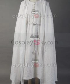 NewCosplay The Lord Of The Rings Gandalf Costume White Robe Cape New Arrivals
