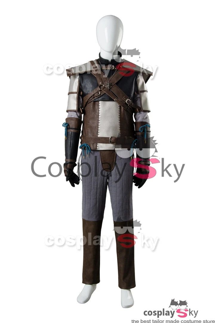 NewCosplay The Witcher 3 Wild Hunt Geralt Of Rivia Outfit Cosplay Costume New Arrivals 4 NewCosplay The Witcher 3 Wild Hunt Geralt Of Rivia Outfit Cosplay Costume New Arrivals