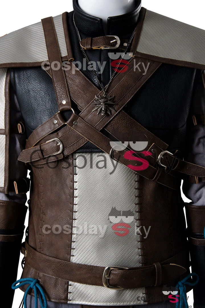 NewCosplay The Witcher 3 Wild Hunt Geralt Of Rivia Outfit Cosplay Costume New Arrivals 5 NewCosplay The Witcher 3 Wild Hunt Geralt Of Rivia Outfit Cosplay Costume New Arrivals