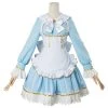 NewCosplay Love Live ! Ruby Kurosawa Aqours Wonderland Ver Maid Dress Cosplay Costume 1 NewCosplay Love Live ! Ruby Kurosawa Aqours Wonderland Ver Maid Dress Cosplay Costume