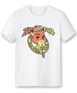 NewCosplay Zootopia Fox Nick T-shirt Cosplay Costume