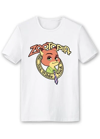 NewCosplay Zootopia Fox Nick T-shirt Cosplay Costume 3 NewCosplay Zootopia Fox Nick T-shirt Cosplay Costume
