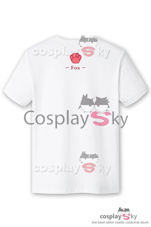 NewCosplay Zootopia Fox Nick T-shirt Cosplay Costume 4 NewCosplay Zootopia Fox Nick T-shirt Cosplay Costume